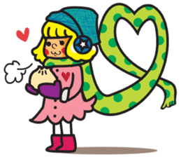 Winter's Muffler Kids sticker #1152863