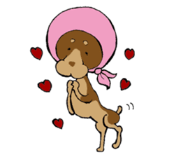 Scarf Minipin festival! sticker #1152908