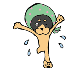 Scarf Minipin festival! sticker #1152910