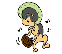 Scarf Minipin festival! sticker #1152914