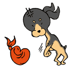 Scarf Minipin festival! sticker #1152921