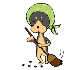 Scarf Minipin festival! sticker #1152927