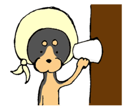 Scarf Minipin festival! sticker #1152940