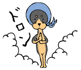 Scarf Minipin festival! sticker #1152943