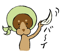 Scarf Minipin festival! sticker #1152944