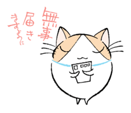 Fluffy cat sticker #1153345