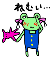 Chi-chan of frog Japanese version sticker #1153473