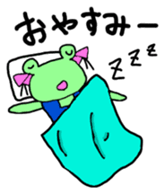 Chi-chan of frog Japanese version sticker #1153480