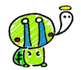 turtle man-kun sticker #1153551