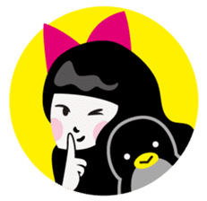 Leica & her penguin's everyday life 2 sticker #1153789