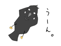 Poppo the crow sticker #1154029