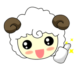 Wily Little Sheep sticker #1154429