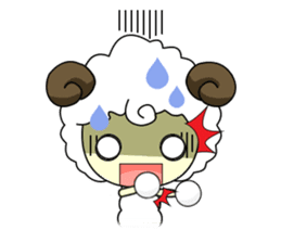 Wily Little Sheep sticker #1154432