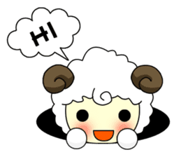 Wily Little Sheep sticker #1154434
