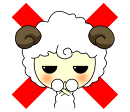 Wily Little Sheep sticker #1154439