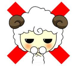 Wily Little Sheep sticker #1154439