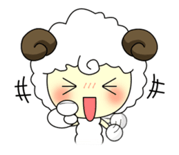 Wily Little Sheep sticker #1154440