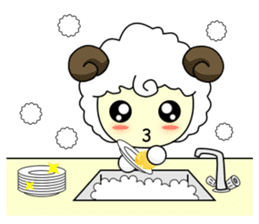 Wily Little Sheep sticker #1154443
