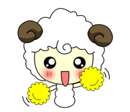 Wily Little Sheep sticker #1154447