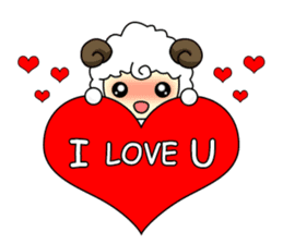Wily Little Sheep sticker #1154462
