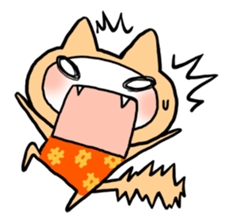 Kotatsu Cat sticker #1154750