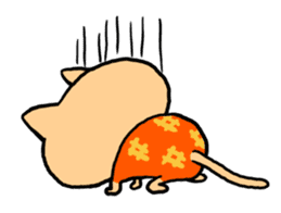 Kotatsu Cat sticker #1154754