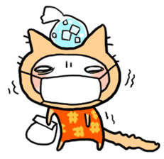 Kotatsu Cat sticker #1154779