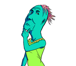 A colorful uncle sticker #1154866