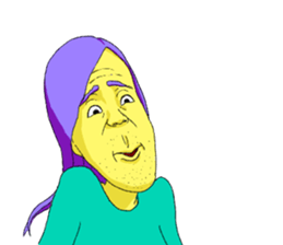 A colorful uncle sticker #1154868