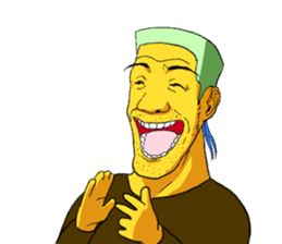 A colorful uncle sticker #1154872