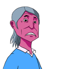 A colorful uncle sticker #1154874