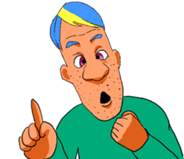 A colorful uncle sticker #1154881