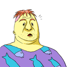 A colorful uncle sticker #1154885