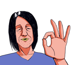 A colorful uncle sticker #1154887