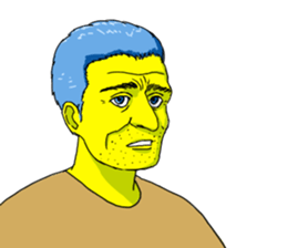 A colorful uncle sticker #1154888