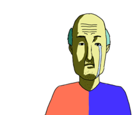 A colorful uncle sticker #1154893