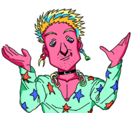 A colorful uncle sticker #1154900