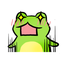 Carefree Frog(English) sticker #1155588