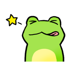 Carefree Frog(English) sticker #1155610