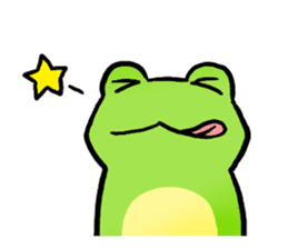 Carefree Frog(English) sticker #1155610
