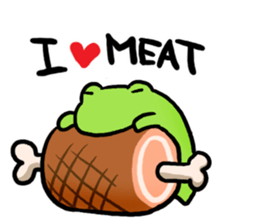 Carefree Frog(English) sticker #1155615