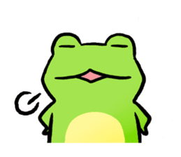 Carefree Frog(English) sticker #1155619