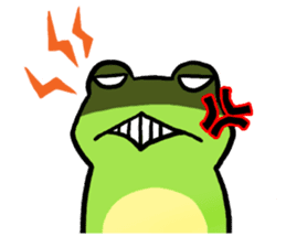 Carefree Frog(English) sticker #1155623