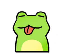 Carefree Frog(English) sticker #1155625