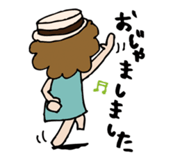 Afro girl's stickers sticker #1156147