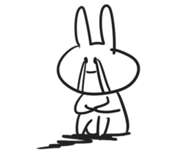 lazy rabbitttttt !!! sticker #1156640