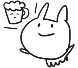 lazy rabbitttttt !!! sticker #1156651