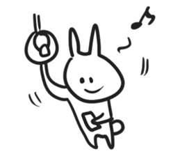 lazy rabbitttttt !!! sticker #1156659