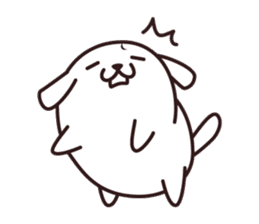 Marshmallow Dog sticker #1156820