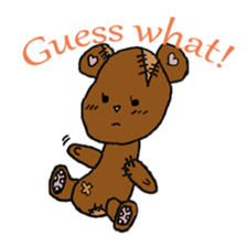 Patch & Pico They're Stuffed Animals sticker #1156980